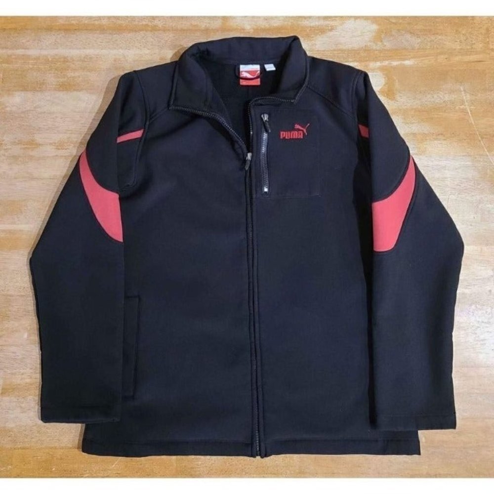 Boys Large Puma Fleece Lined Full-Zip Jacket